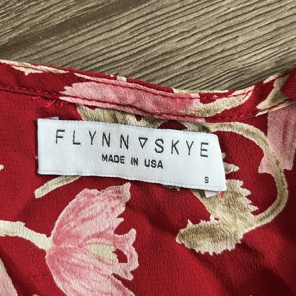 FLYNN SKYE Hampton Mini Ruby Poppy Size Small - Picture 4 of 8